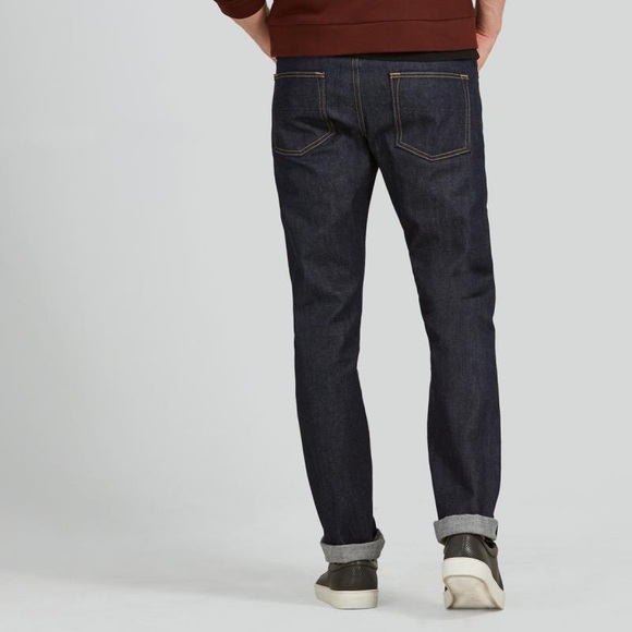 Frank + Oak Cooper Slim Jeans - 30 x 32 - Navy - Picture 3 of 5